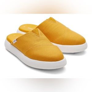 Toms Mallow Mule Yellow Size 8.5 New in Box